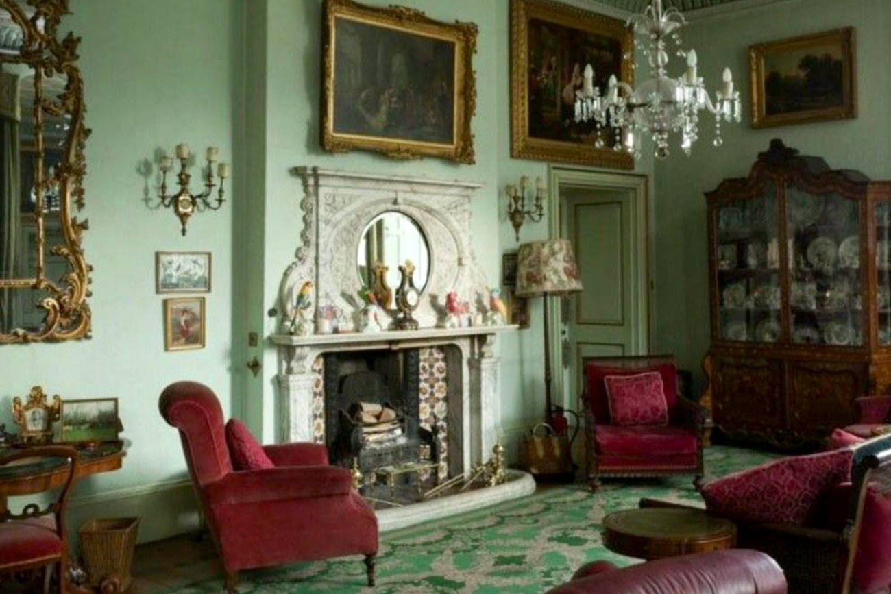 peinture design intérieur vert de paris